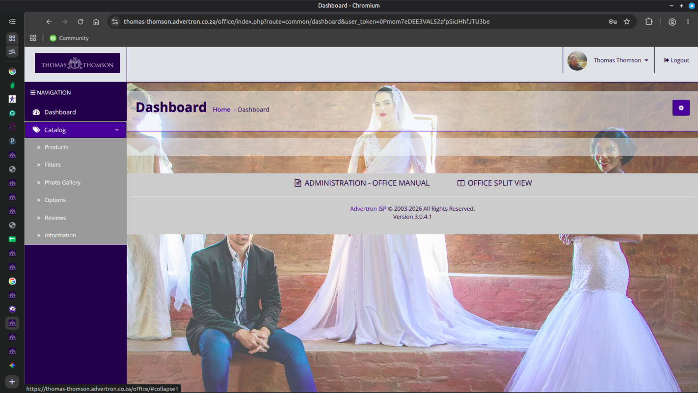 dashboard navigation